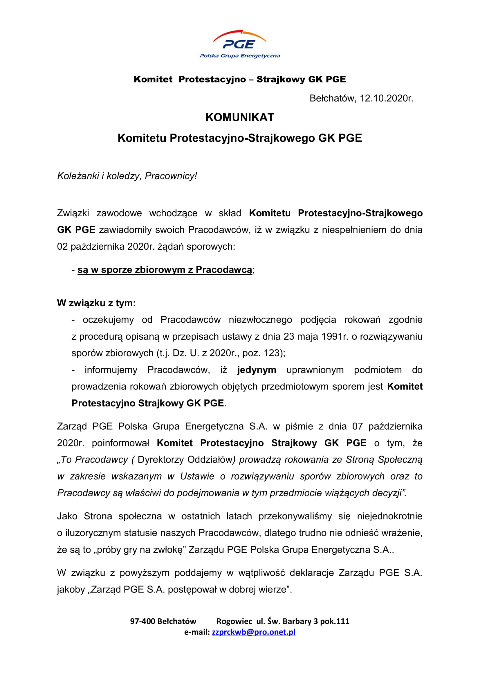KP S GK PGE Komunikat 12.10.2020 1